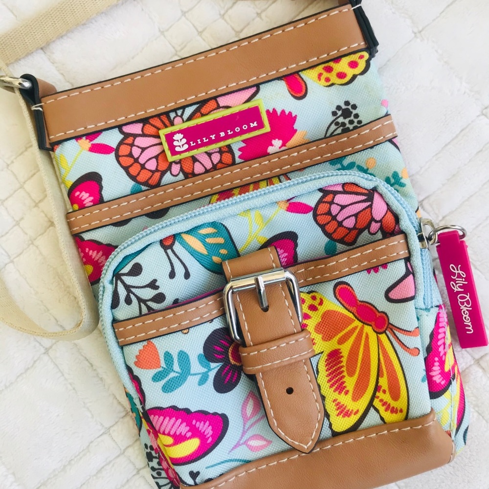 Lily bloom mini cross body purse.